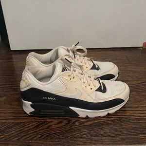 Nike Air Max Sneakers in Black, Cream and White